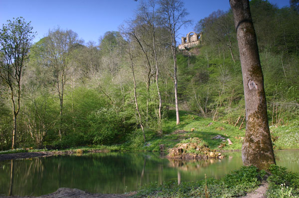 Fountain pond with Banqueting house above