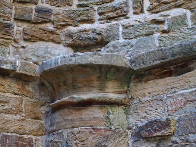 Mowbray castle detail