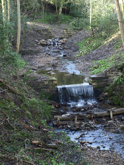 Weirs on Grewelthorpe Beck