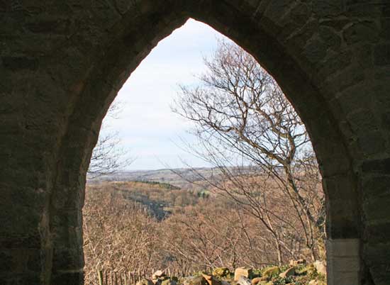 A view from Mowbray Castle