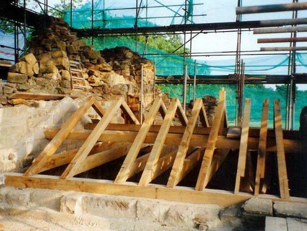 The Banqueting House roofing timbers