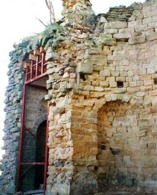 Banqueting Hall arch rebuilding